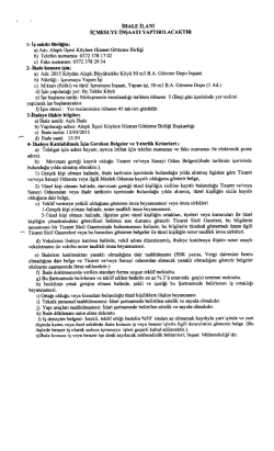 Alaplı İlçesi Köylere Hizmet Götürme Birliği Başkanlığı İçmesuyu