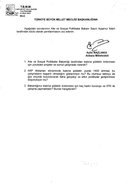 t. P r . - T&uuml;rkiye B&uuml;y&uuml;k Millet Meclisi