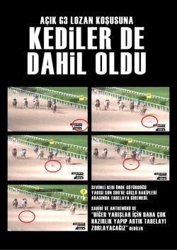 a&ccedil;ık g3 lozan koşusuna