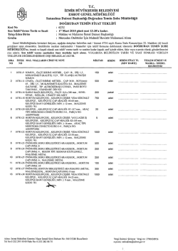 6252 Mercedes Otobüsler İçin Muhtelif Revizör Malzemesi