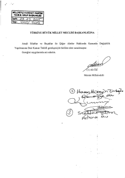 unum&ccedil;l HAREKET PAıı`rlsl tam. GRUP BAŞKANLIĞI