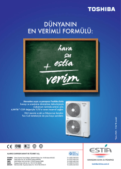 D&Uuml;NYANIN .. .. - Alarko Carrier