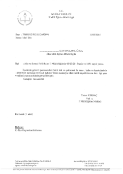 18 mart idari izni (şehit yakınları)