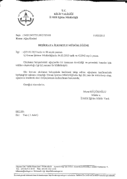 T.c. KıLıs VALİLİGİ 11 ıvnıu Eğitim M&uuml;d&uuml;rl&uuml;ğ&uuml;