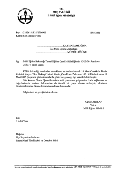 Ayrıntılar İ&ccedil;in Tıklayınız