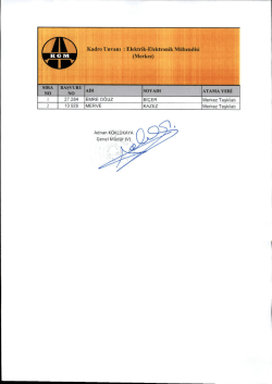 Merkez Teşkilatı Elektrik