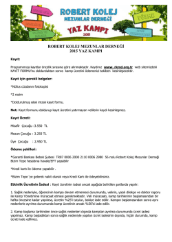 tıklayınız - Robert Kolej Mezunlar Derneği