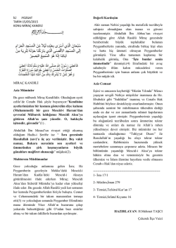 mira&ccedil; kandili