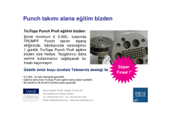 Dietz Punch takımları kampanyası