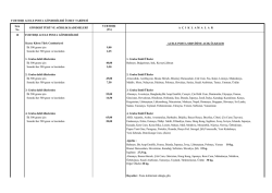 YURTDIŞI ACELE POSTA G&Ouml;NDERİLERİ &Uuml;CRET TARİFESİ