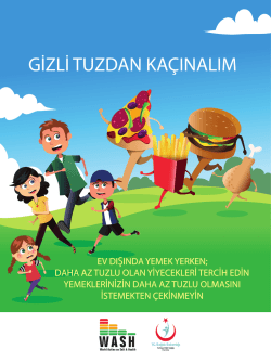 daha az tuzlu olan yyecekler terch edn yemeklernzn daha az tuzlu