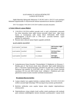 Dok&uuml;man i&ccedil;in buraya tıklayın - Kastamonu İl Sağlık M&uuml;d&uuml;rl&uuml;ğ&uuml;