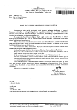 A&ccedil; - T&uuml;rkiye Kamu Hastaneleri Kurumu