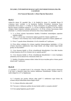 Tek Numaralı &Ouml;ğrenciler ve İkinci &Ouml;ğretim