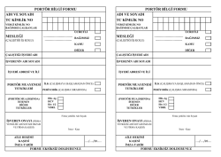 portör bilgi formu mesleği tc kimlik no adı ve soyadı portör bilgi formu