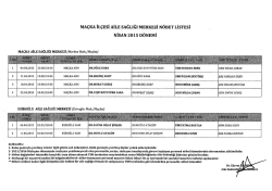 11.ma&ccedil;ka n&ouml;bet listesi