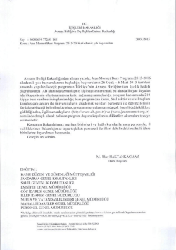 T.C. İ&ccedil;işleri Bakanlığı Avrupa Birliği ve Dış İlişkiler Dairesi Başkanlığı