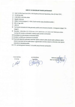 Ihaleler/MİNİ PC VE BENZERLERİ TEKNİK ŞART NAMESİ.PDF
