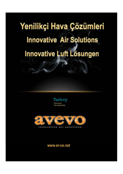 AVEVO ürün broşürü - Er-CE