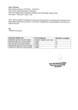 Scanned Document - Burdur Kamu Hastaneleri Birliği Genel
