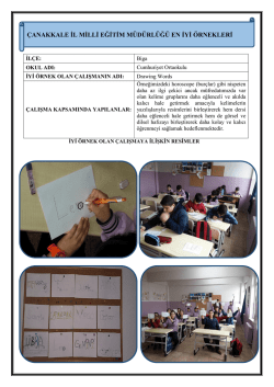Drawing Words Projesi - &Ccedil;anakkale İl Milli Eğitim M&uuml;d&uuml;rl&uuml;ğ&uuml;