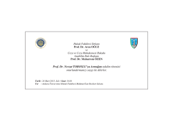 Hukuk Fak&uuml;ltesi Dekanı Prof. Dr. Arzu OĞUZ ve Ceza ve Ceza