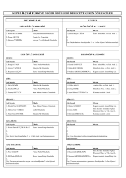 kepez il&ccedil;esi t&uuml;rkiye değer &ouml;d&uuml;lleri dereceye giren &ouml;ğrenciler