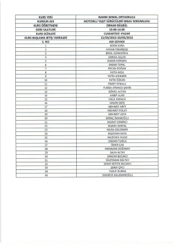 Ek İ&ccedil;in Tıklayınız..