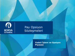 Pay Opsiyon S&ouml;zleşmeleri(pdf)