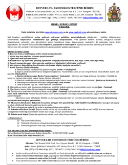 kanada denver ltd. &reg;konsolos terc&uuml;me b&uuml;rosu