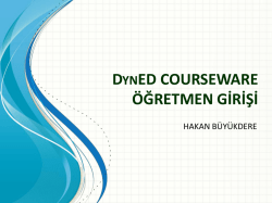dyned courseware &ouml;ğretmen girişi - Bitlis İl Milli Eğitim M&uuml;d&uuml;rl&uuml;ğ&uuml;