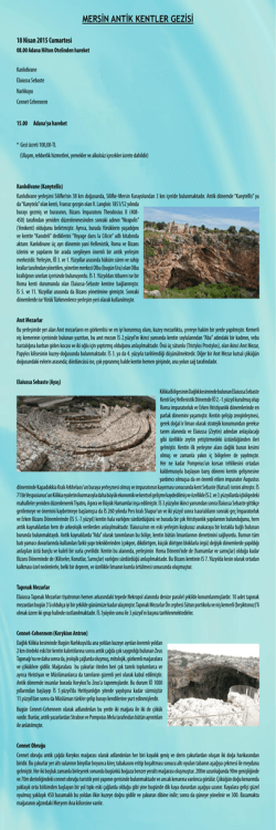 MERSİN ANTİK KENTLER GEZİSİ