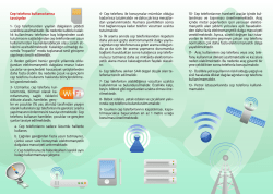 Cep Telefonları ve Sağlığa Etkileri.pdf i&ccedil;in Tıklayınız