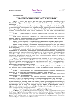 grev yerler tbarıyla verg mfettler yer detrme ynetmelnde