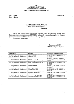 T.c. - Ankara Barosu