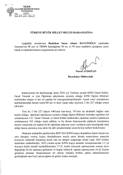 türkiye büyük millet meclis başkanlığına