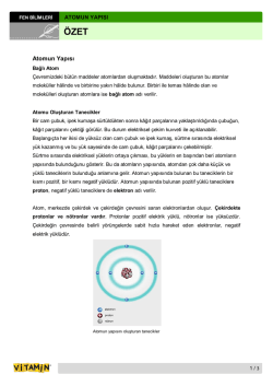 Atomun Yapısı