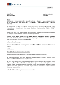 Sermaye Şirketlerinin Tasfiyesinde Şirket