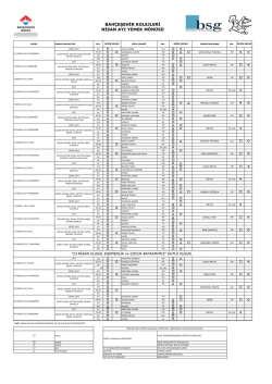 bahçeşehir kolejleri nisan ayı yemek mönüsü