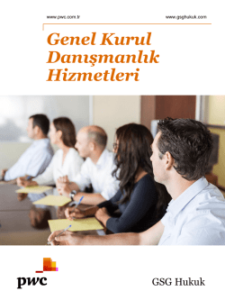 Genel Kurul Danışmanlık Hizmetleri Ekibimiz