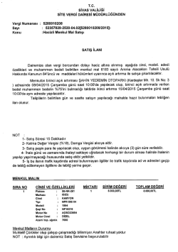 Belgeyi Bilgisayarınıza İndirmek İ&ccedil;in Tıklayınız.