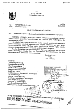 rc. _ &ldquo;_ UŞAK vALILIGı Iı Yazı Işleri M&uuml;dmıuğıı
