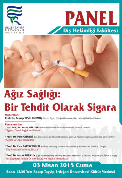 03 Nisan 2015 Cuma - Recep Tayyip Erdoğan Üniversitesi