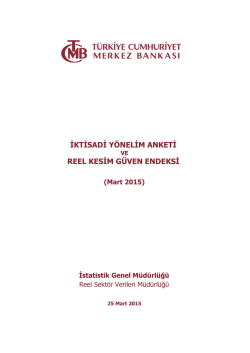 CACHEID=9c1f3f91-1336-4514-976d-80363d77556e;İKTİSADİ Y&Ouml;NELİM ANKETİ REEL KESİM G&Uuml;VEN ENDEKSİ