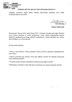 malatya mv.veli ağbaba`nın sağlık bakanı`na yazılı sorusu
