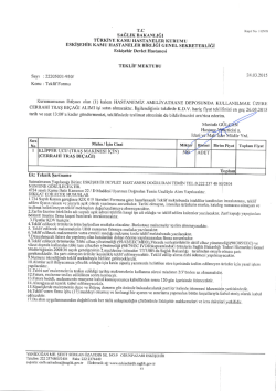 sAĞLıK BAKANLIĞI T&Uuml;RKİYE KAMU HASTANELER KURUMU