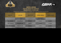 2015-2016 - Kule Rezidans