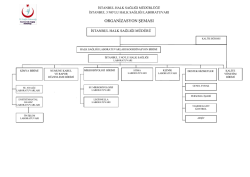Organizasyon Şeması - İstanbul Halk Sağlığı Müdürlüğü