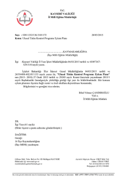 Bu evrak g&uuml;venli elektronik imza ile imzalanmıştır. http://evraksorgu