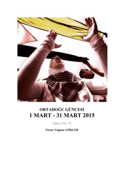 1 MART - 31 MART 2015